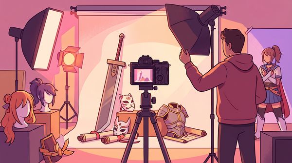 Cosplay摄影技巧视频教程 - 动漫角色拍摄全流程 - dnvdv.cn